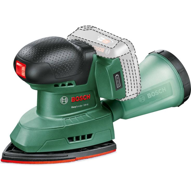 Akkuyhdistelmähiomakone Bosch EasySander 18V-8 Solo, 18V, ilman akkua