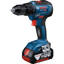 Akkuporakone Bosch Professional GSR 18V-55, 2x4.0Ah akuilla + L-Case