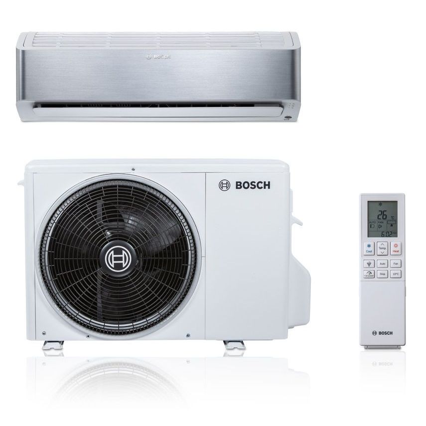 Ilmalämpöpumppu Bosch Climate Class 8101i, 6.5kW, hopea