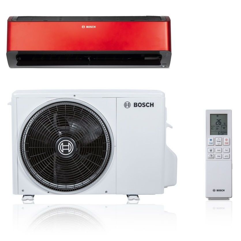 Ilmalämpöpumppu Bosch Climate Class 8101i, 6.5kW, punainen