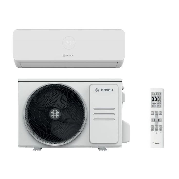 Ilmalämpöpumppu Bosch Climate 5100i-Set 25 HE, valkoinen