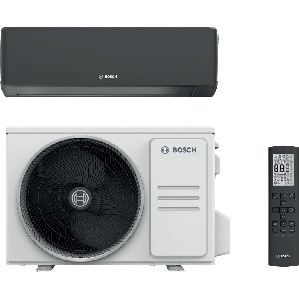 Ilmalämpöpumppu Bosch Climate 7100i-Set 50 HEB, WIFI, musta