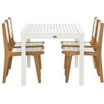 Ruokailuryhmä Lidö 150cm + 4 Panda tuolia