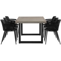 Ruokailuryhmä Pitcairn + 6 Nanetti ruokatuolia