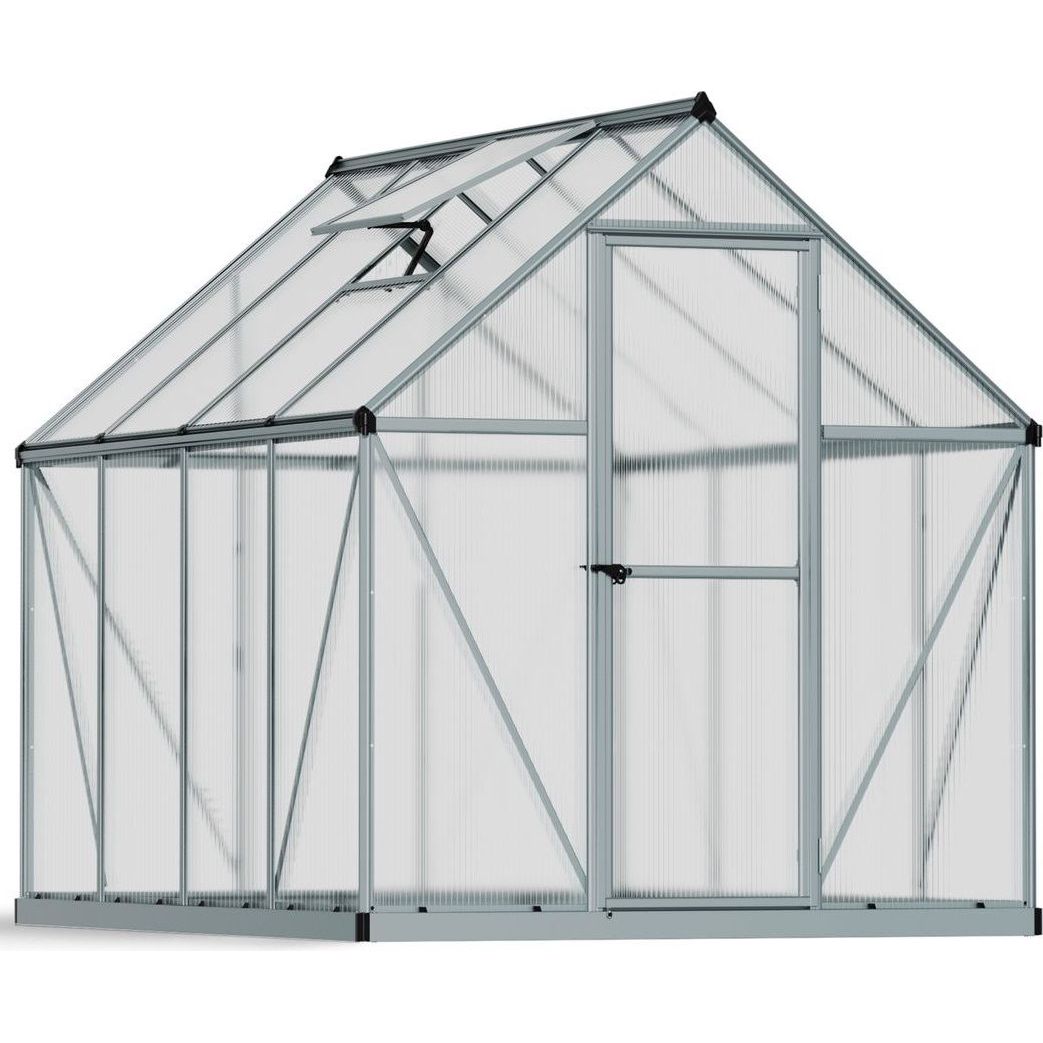 Kasvihuone Palram-Canopia Mythos, 4.6m², polykarbonaatti, hopea