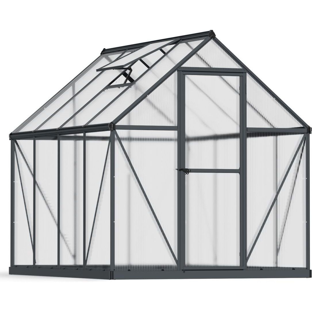 Kasvihuone Palram-Canopia Mythos, 4.6m², polykarbonaatti, harmaa