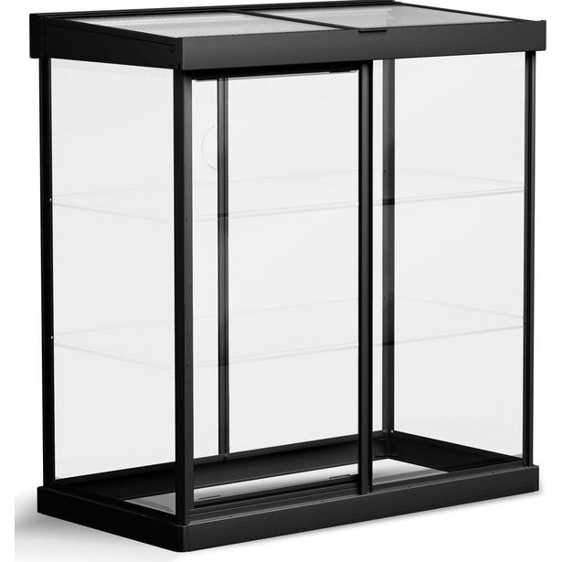 Minikasvihuone Palram-Canopia IVY, 0.8m2, polykarbonaatti, musta