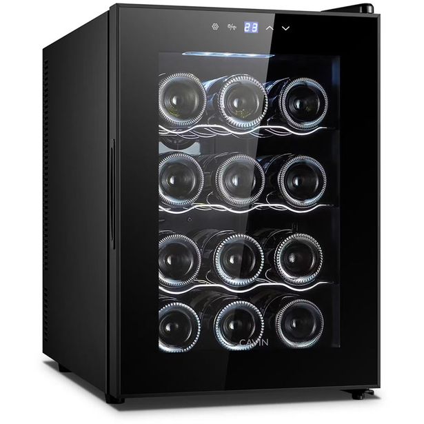 Viinikaappi Cavin Tundra Collection 12 Black - TC-12B, musta