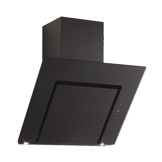 Liesikupu Andromedo Eco ANW8532S, 80cm, musta/lasi