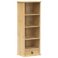 CD-kaappi Corona 40x30x110 cm täysi mänty (05683)