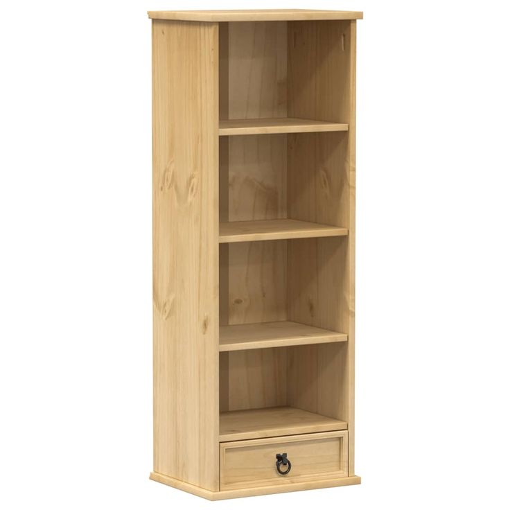 CD-kaappi Corona 40x30x110 cm täysi mänty (05683)