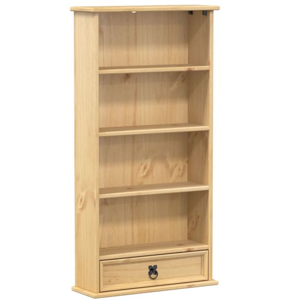 CD-kaappi Corona 52x17,5x103 cm täysi mänty (02781)