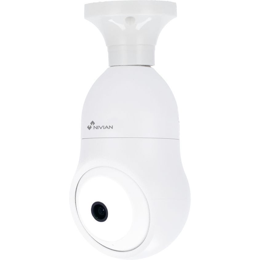 Valvontakamera Celotron Nivian Smart, E27 valopistokkeeseen, 2K resoluutiolla ja väriyönäöllä