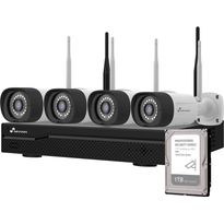 Valvontakamerapaketti Celotron Nivian Professional, 3MP, 4 kameraa, 10 kanavaa, 1Tb