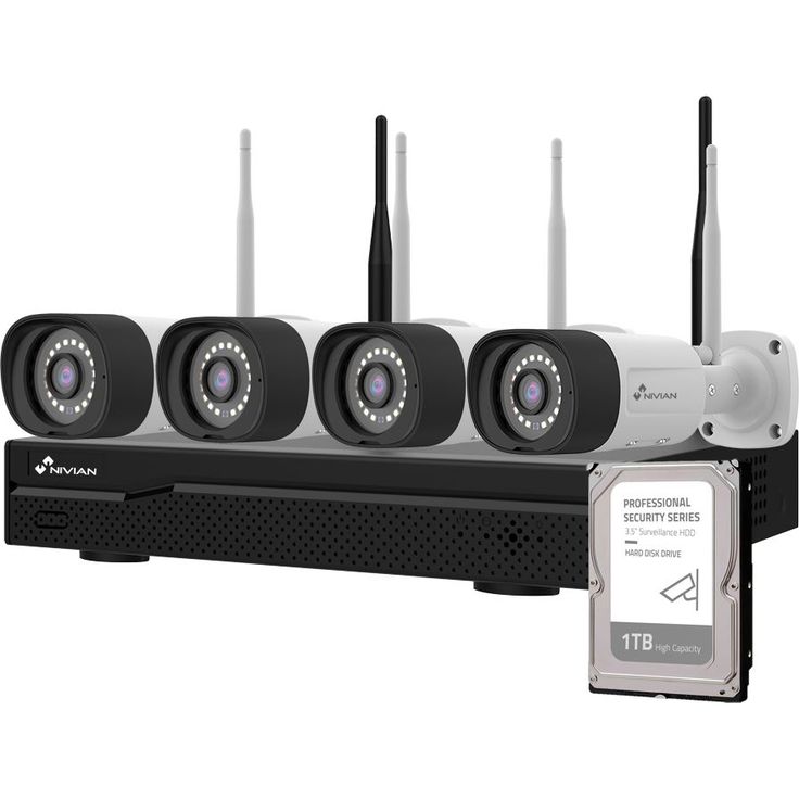 Valvontakamerapaketti Celotron Nivian Professional, 3MP, 4 kameraa, 10 kanavaa, 1Tb