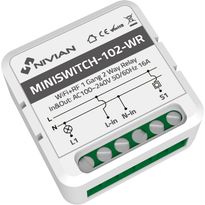 Minikokoinen virtakytkin Celotron Nivian Smart, 1 rele, TUYA Smartlife Wifi/Wlan