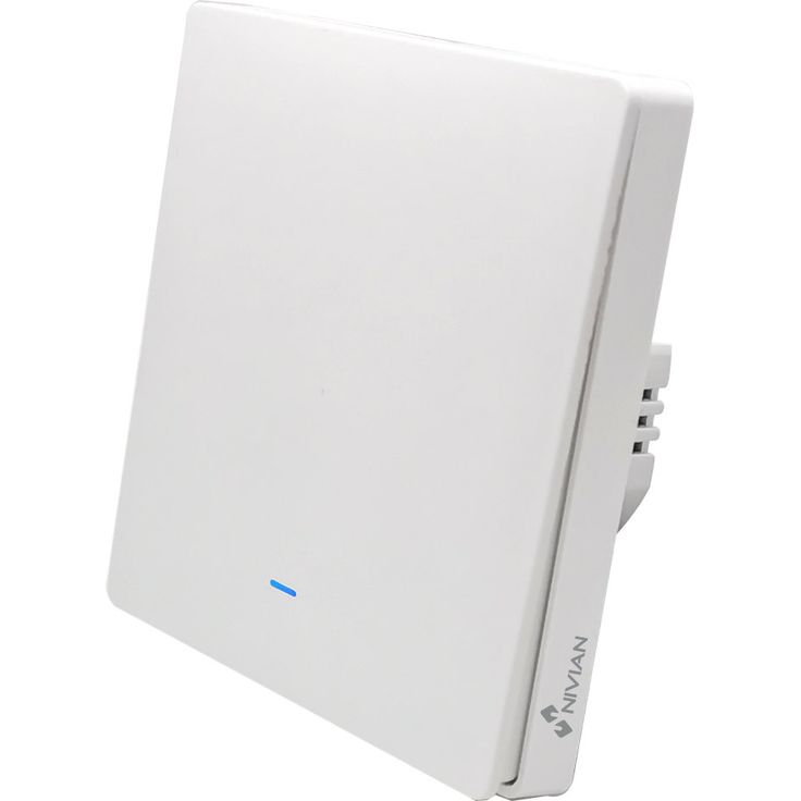 Seinäkytkin valoille Celetron Nivian, 1-osainen, TUYA Smartlife Wifi/Wlan