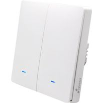 Seinäkytkin valoille Celetron Nivian Smart, 2-osainen, TUYA Smartlife Wifi/Wlan
