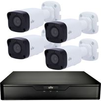 Kameravalvontajärjestelmä Celotron UNV 4K, älykäs tallennin, 8 kanavaa + 2TB kiintolevy + 4kpl keinoälyllä varustetut 8MP/4K kamerat + 4kpl 30m RJ45 kaapelit