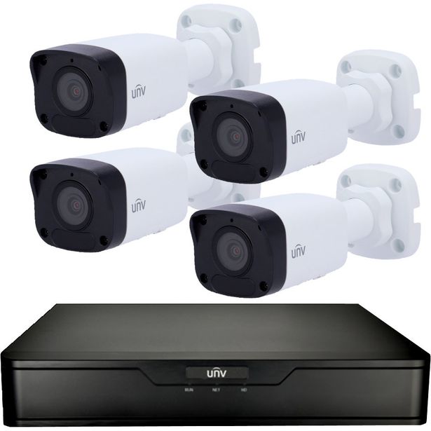 Kameravalvontajärjestelmä Celotron UNV 4K, älykäs tallennin, 8 kanavaa + 2TB kiintolevy + 4kpl keinoälyllä varustetut 8MP/4K kamerat + 4kpl 30m RJ45 kaapelit