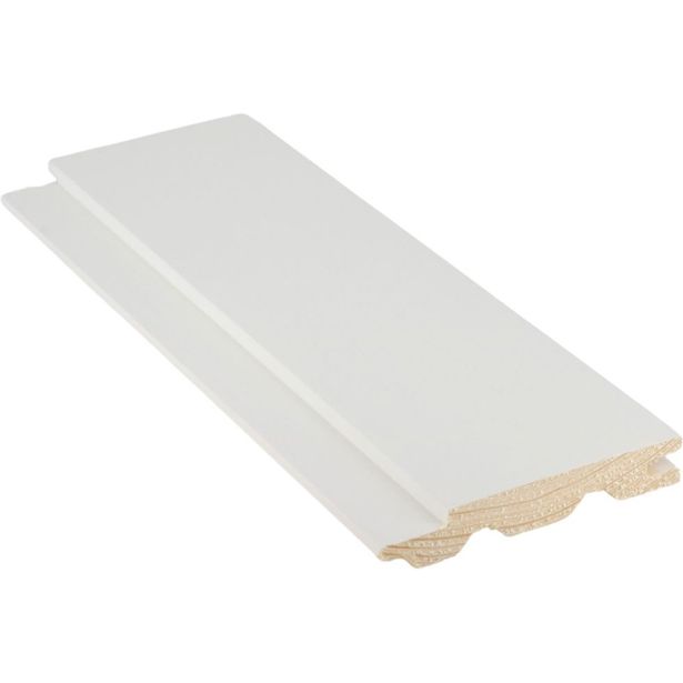 Sisustuspaneeli Cent STS10, 15x95x4480mm, mänty, valkoinen, päätypontattu