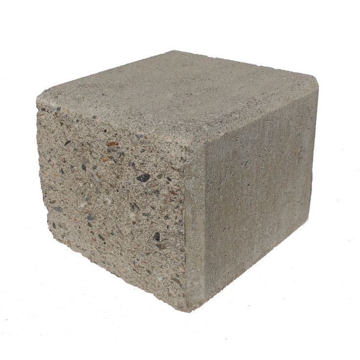Citymuurikivi Lakka lohko puolikas, harmaa 180x180x150mm