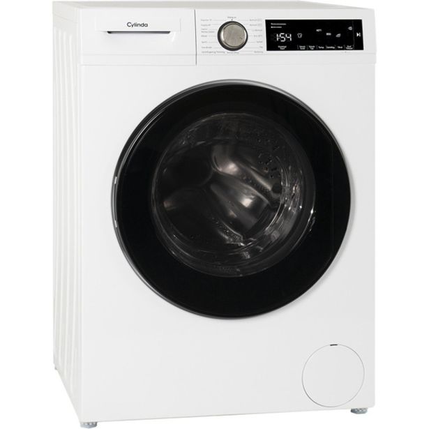 Edestä täytettävä pyykinpesukone Cylinda FT4484A, 59.6cm, 8kg, 1400rpm