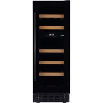 Viinikaappi Cylinda VK30SVG, 295x615x820mm, musta, 16 pulloa