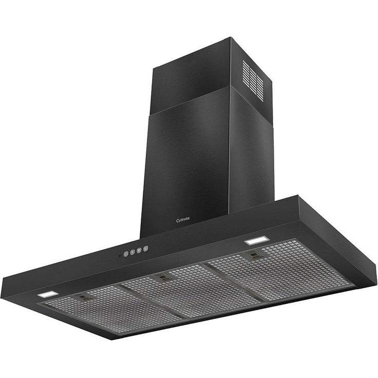 Liesituuletin seinään Cylinda SF190BIA, 90cm, musta, omalla moottorilla