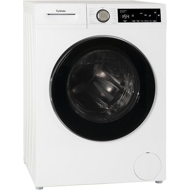 Edestä täytettävä pesukone Cylinda FT44114A, 60cm, 11kg, 1400rpm