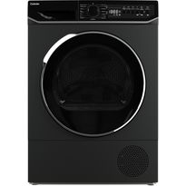 Lämpöpumppukuivausrumpu Cylinda TVP911G29BID, 60cm, antrasiitti, 9kg