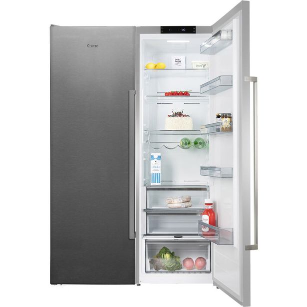Jääkaappi ja pakastin Cylinda K4485XRFHE - F4485XNRFVE, 119cm, ruostumaton teräs