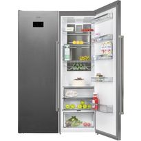 Jääkaappi ja pakastin Cylinda K9185XNERFHE - F9185XNERFVE, 119cm, ruostumaton teräs