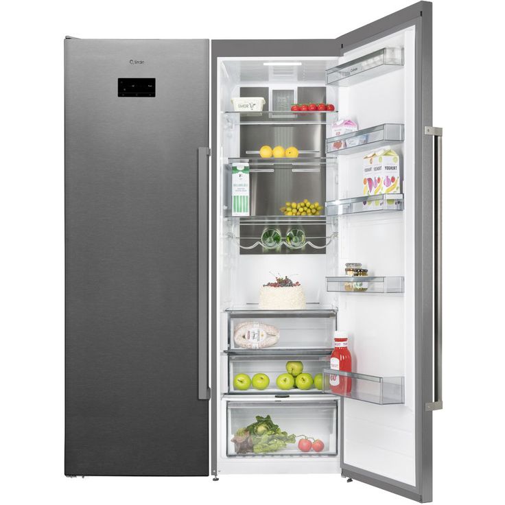 Jääkaappi ja pakastin Cylinda K9185XNERFHE - F9185XNERFVE, 119cm, ruostumaton teräs