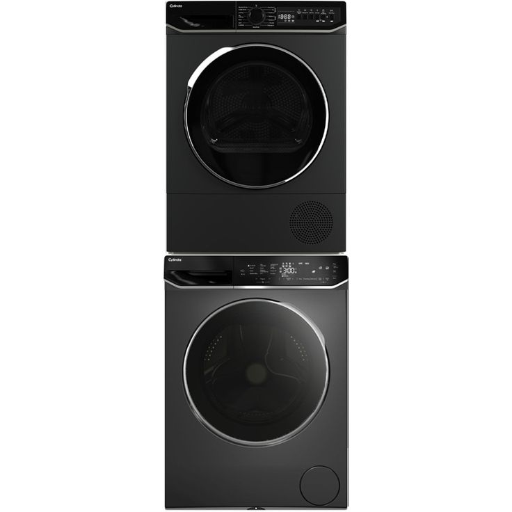 Pesukone ja kuivausrumpu Cylinda FT911G394BiA-TVP911G29BID, antrasiitti, 9kg, 1400rpm