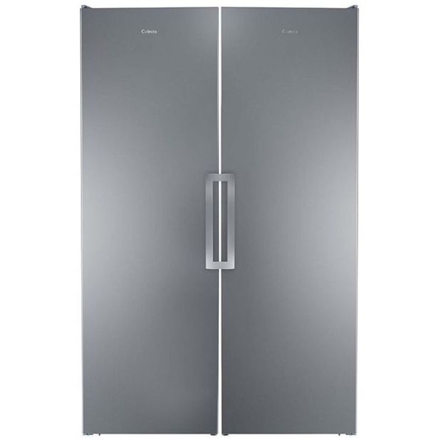 Jääkaappi ja pakastin Cylinda K2385XRFHE - F2385XNVRFE, 119cm, ruostumaton teräs