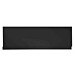 Kylpyammeen etulevy Interia Plain Nika 1500x590 mm, mattamusta