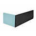 Kylpyammeen etulevy Interia Plain Nika 1500x590mm, mattamusta, oikea