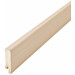 Jalkalista Bjelin 15x60x2400mm, Saarni Misty White 