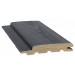 Saunapaneeli Cent STP, 15x95x2400mm, kuusi, kuultava musta, saunasuojattu
