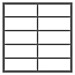 10 ruutua (2 ruutua vierekkäin - 5 ruutua allekkain) L390-2390 x K1090-2390
