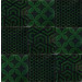 Kuviolaatta History Jugend Antique Secor Green Mix, tummanvihreä - HISTANTDGREEN