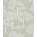 Tapetti Littlephant Woodland Notes, vaaleanvihreä - 1568