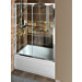 Suihkuovi Interia Deep, 1200x1650 mm, kirkas lasi