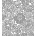 Tapetti Marimekko Kurjenpolvi, harmaa, 25183