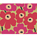 Tapetti Marimekko Unikko, kiiltävä, punainen-kulta, 25905