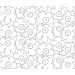 Tapetti Marimekko Piirto Unikko, hopea, 25916