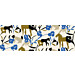 Tapetti Marimekko Laidun, sininen, 25925