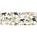 Tapetti Marimekko Laidun, beige, 25926