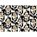 Tapetti Marimekko Pienet Naatit, musta, 25946